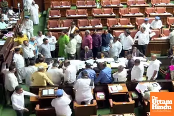 Ktaka Assembly deadlock over Cong workers’ appointment continues; BJP disrupts proceedings