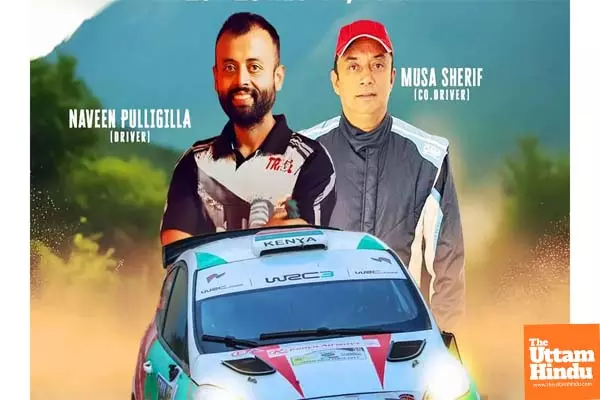 Naveen Pulligilla, Musa Sherif to make historic debut at WRC Safari Rally Kenya 2025